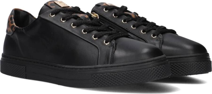 Hassia Zwarte Dames Sneakers Asti