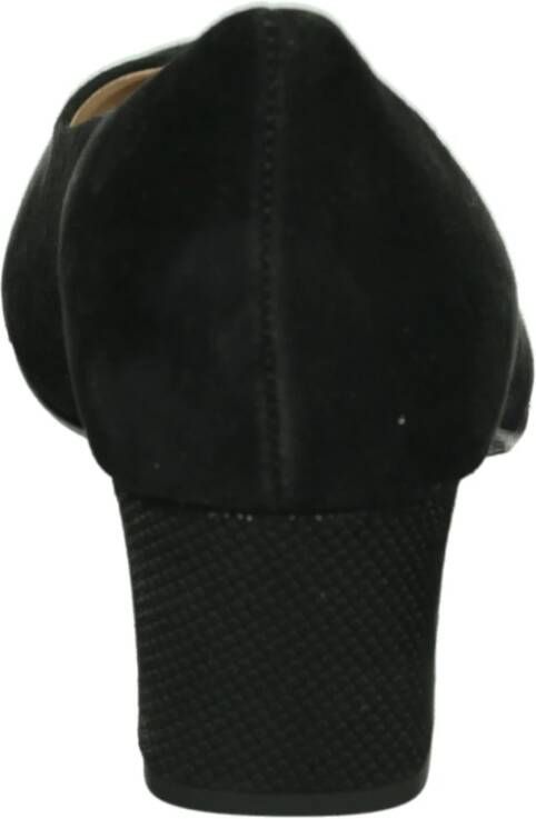 Hassia Zwarte Suède Pumps
