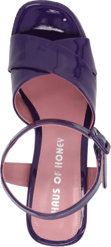 Haus OF Honey Hoge hak sandaal 'Lacquer Doll'