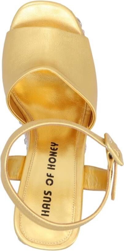 Haus OF Honey Kristal Croco Sleehak Sandalen