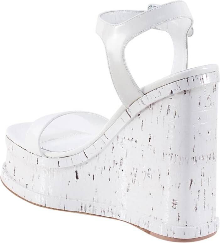 Haus OF Honey Lakleren Sandalen White Dames