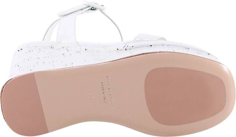 Haus OF Honey Lakleren Sandalen White Dames