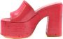 Haus OF Honey Stijlvolle Hakken Muiltjes Sandalen Pink Dames - Thumbnail 6