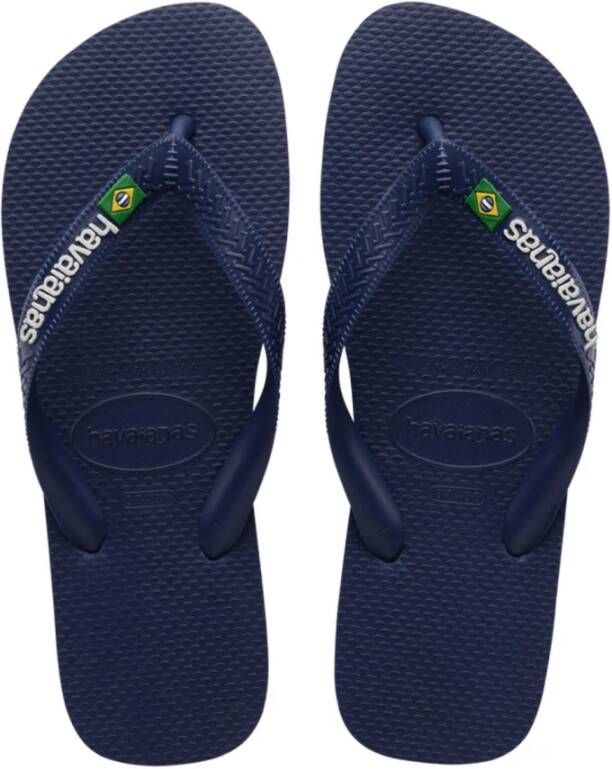 Havaianas Brazil Logo Navy Blue Sandal