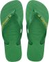 Havaianas Brasil Logo Heren Slippers en Sandalen Geel Maat: 43-44 Leer Foot Locker - Thumbnail 4