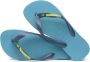 Havaianas Brasil Logo Blauw Rubber Teenslippers Unisex - Thumbnail 14