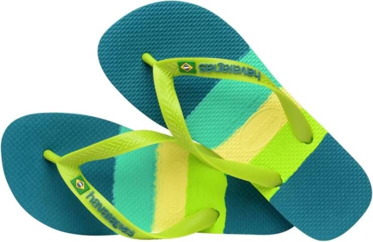 Havaianas Stijlvolle Zomer Flip Flops Green Dames
