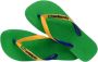 Havaianas Brasil Mix teenslippers groen geel Rubber 31 32 - Thumbnail 4