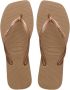 Havaianas Square Logo Metallic teenslippers roségoud - Thumbnail 9