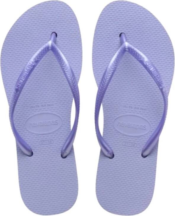 Havaianas Slim Platform Flip Flops Purple Dames