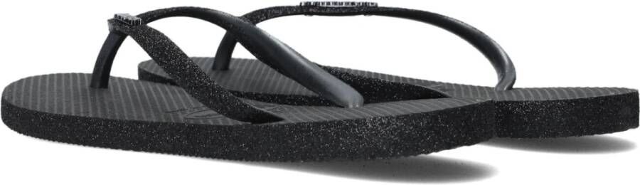 Havaianas Slim Sparkle II Dames Slippers Black Dames