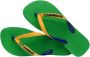 Havaianas Brasil Mix teenslippers groen geel Jongens Rubber 27 28 - Thumbnail 4