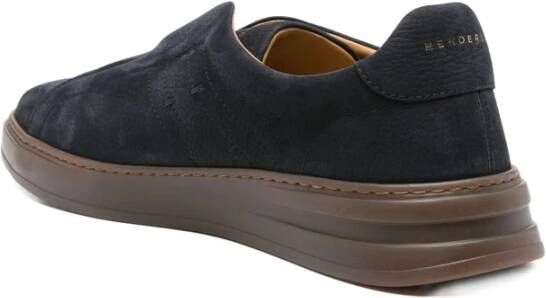 Henderson Baracco Blauwe Leren Schoen Devis.p.9 Notte
