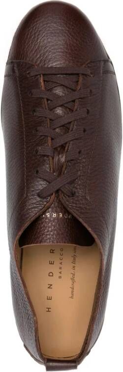 Henderson Baracco Byron Sneaker in Bruin Leer