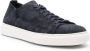 Henderson Baracco Marineblauwe Suède Sneaker Paneelontwerp Blue Heren - Thumbnail 2