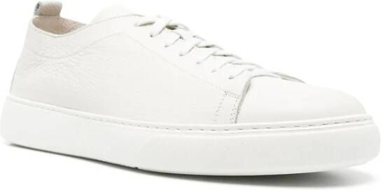 Henderson Baracco Witte Vetersneaker met Rubberen Zool