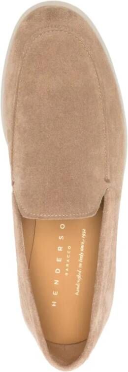 Henderson Beige Suède Loafers Casual Flats