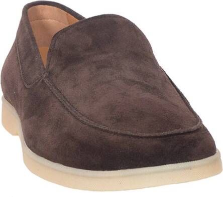 Henderson Blauwe Suède Loafers Lichtgewicht Comfortabel