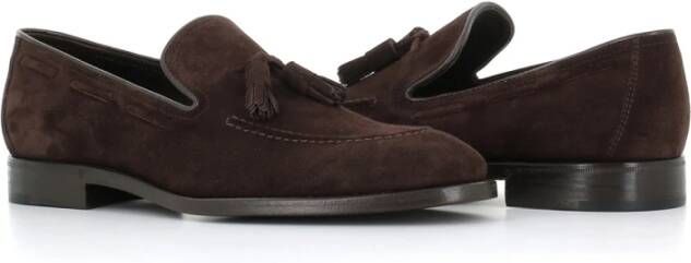 Henderson Bruine Suède Kwast Loafers Brown Heren