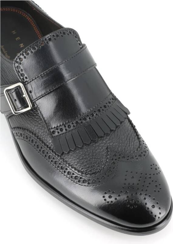 Henderson Business Shoes Black Heren