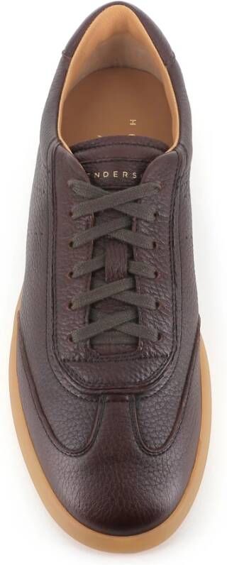 Henderson Donkerbruine Leren Sneaker