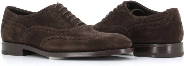 Henderson Bruine suède schoenen met leren zool Brown Heren