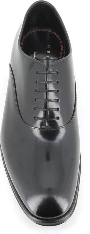 Henderson Klassieke Oxford Zwarte Leren Schoenen