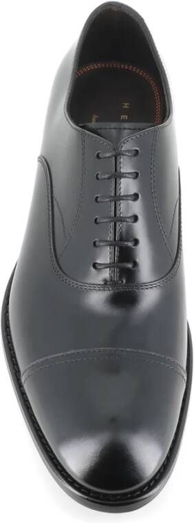 Henderson Klassieke Oxford Zwarte Leren Schoenen