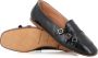 Henderson Zwarte leren instapper met zilveren gespen Black Dames - Thumbnail 2