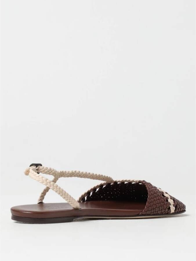 Hereu Geweven platte sandalen
