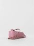 Hereu Roze Leren Mary Jane Platte Schoenen - Thumbnail 2