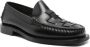 Hereu Zwarte Leren Instap Mocassin Schoenen - Thumbnail 2