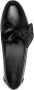 Hereu Zwarte leren loafers met strikdetail - Thumbnail 2