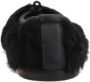 Hereu Zwarte Shearling Ballerina Leren Schoenen Black Dames - Thumbnail 3
