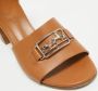 Hermès Vintage Pre-owned Leather sandals Beige Dames - Thumbnail 7