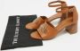 Hermès Vintage Pre-owned Leather sandals Beige Dames - Thumbnail 9