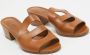 Hermès Vintage Pre-owned Leather sandals Beige Dames - Thumbnail 4