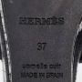 Hermès Vintage Pre-owned Leather sandals Black Dames - Thumbnail 8