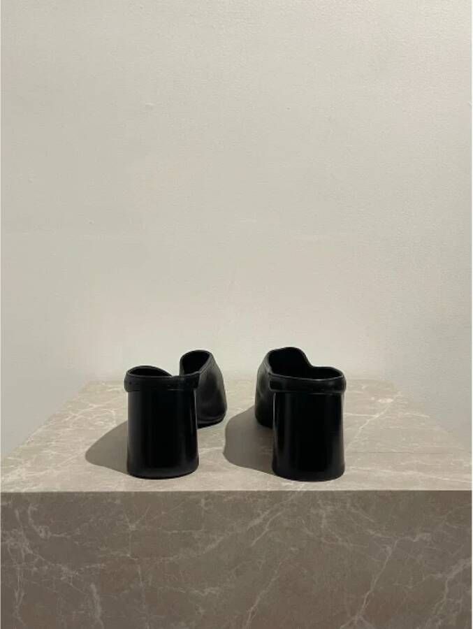 Hermès Vintage Pre-owned Leather sandals Black Dames
