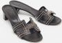 Hermès Vintage Pre-owned Leather sandals Black Dames - Thumbnail 4