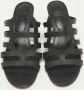 Hermès Vintage Pre-owned Leather sandals Black Dames - Thumbnail 3