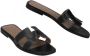 Hermès Vintage Pre-owned Leather sandals Black Dames - Thumbnail 7