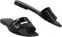 Hermès Vintage Pre-owned Leather sandals Black Dames - Thumbnail 7