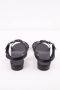 Hermès Vintage Pre-owned Leather sandals Black Dames - Thumbnail 4