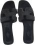 Hermès Vintage Pre-owned Leather sandals Black Dames - Thumbnail 2