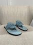 Hermès Vintage Pre-owned Leather sandals Blue Dames - Thumbnail 2