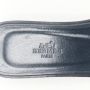Hermès Vintage Pre-owned Leather sandals Blue Dames - Thumbnail 8
