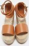 Hermès Vintage Pre-owned Leather sandals Brown Dames - Thumbnail 3