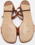 Hermès Vintage Pre-owned Leather sandals Brown Dames - Thumbnail 6
