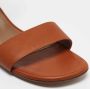Hermès Vintage Pre-owned Leather sandals Brown Dames - Thumbnail 7